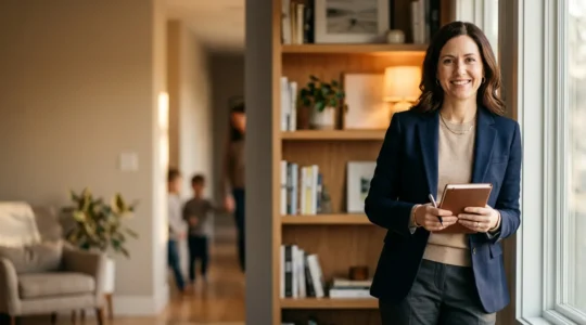 Professionnel cadre et famille protégée par la prévoyance collective